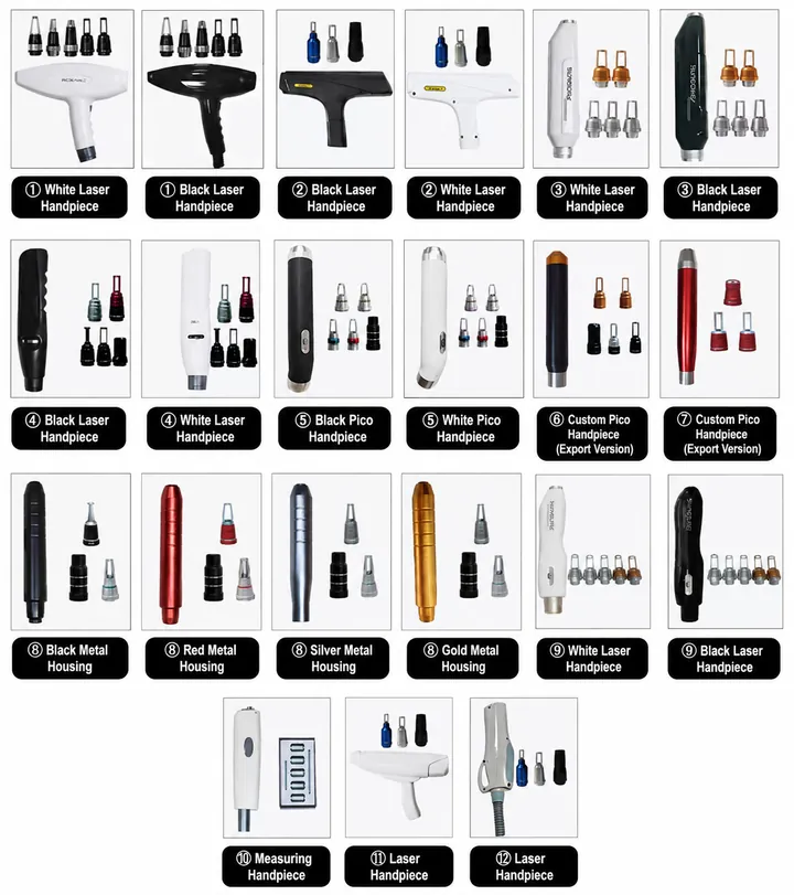 OEM Pico Laser handpiece designs for distributors