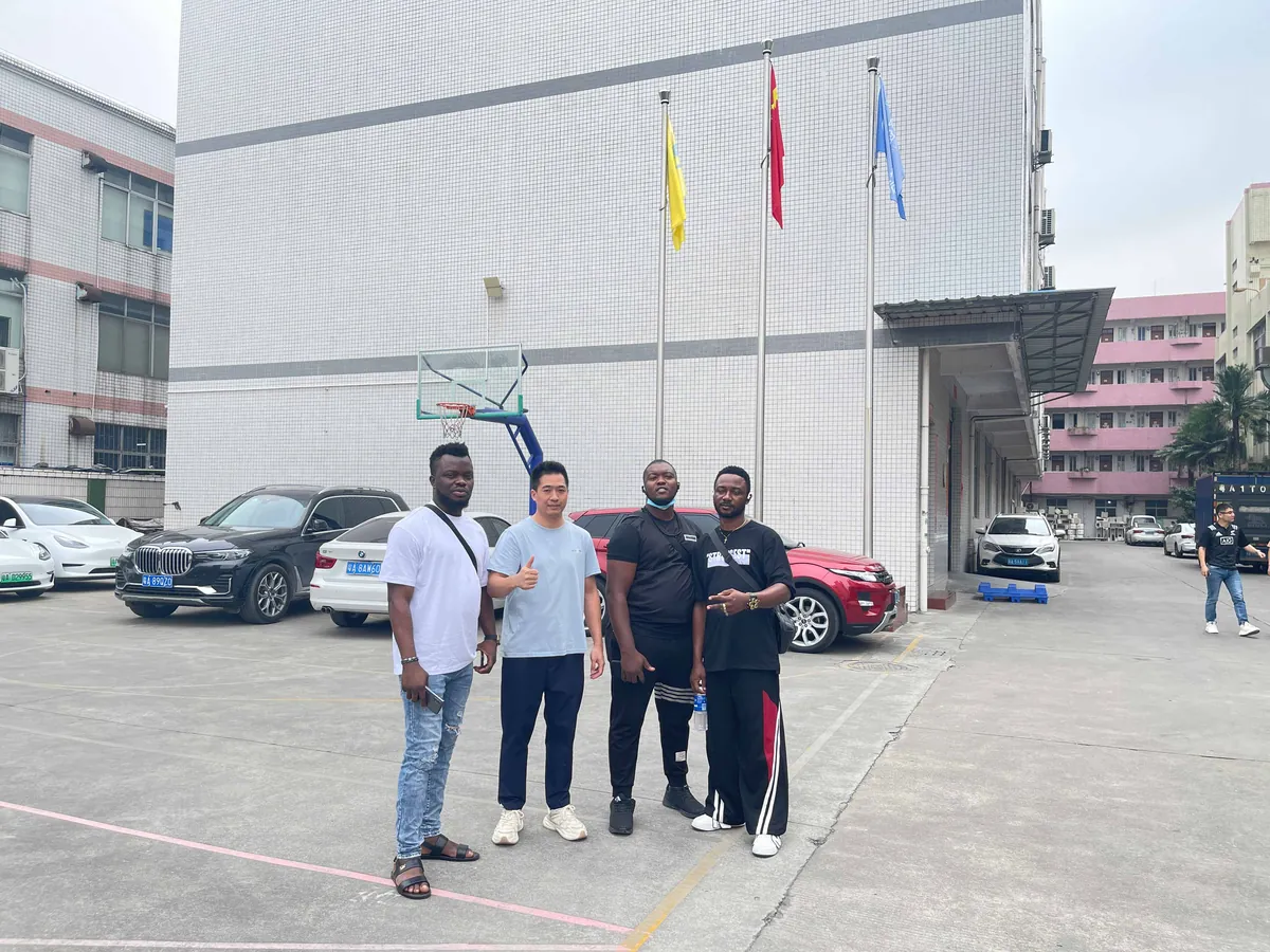 Overseas beauty equipment buyers visiting the FQBeauty factory