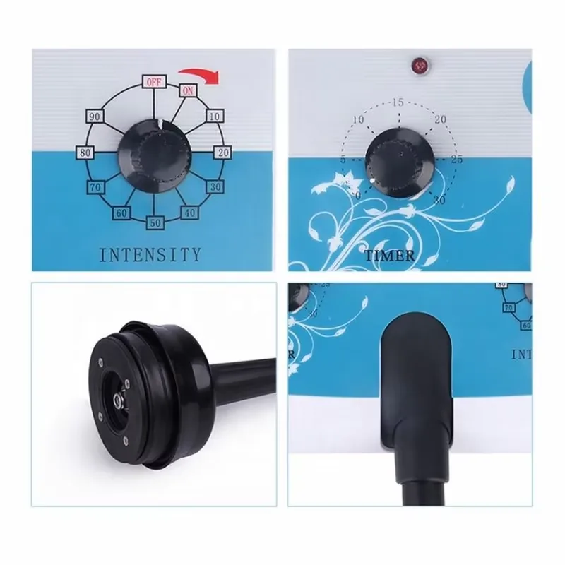 FQA95-M907 timer intensity control and handpiece connection details