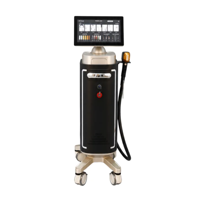 FQA965-G769 3 Wavelength Diode Laser Machine three-quarter view