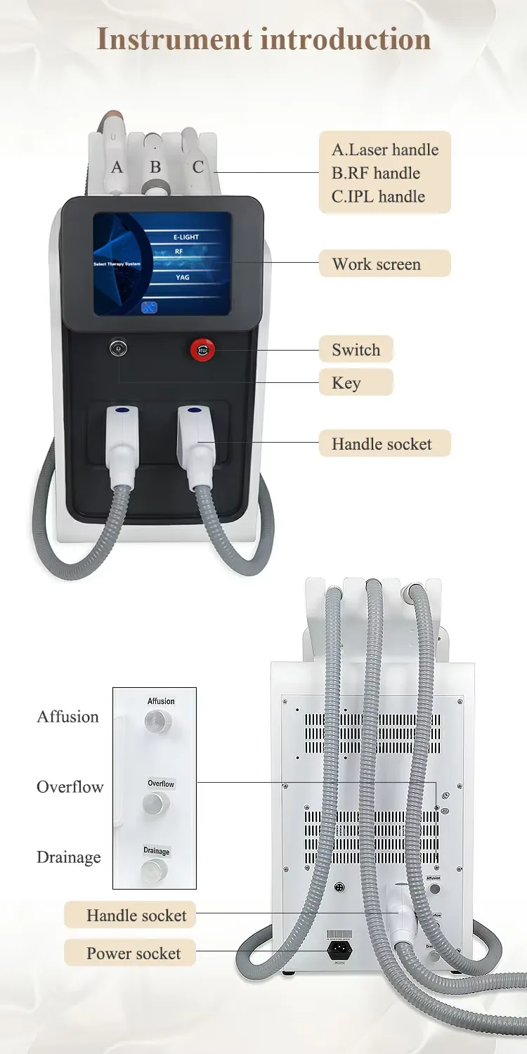 FQB18-V202 Machine and handpiece layout