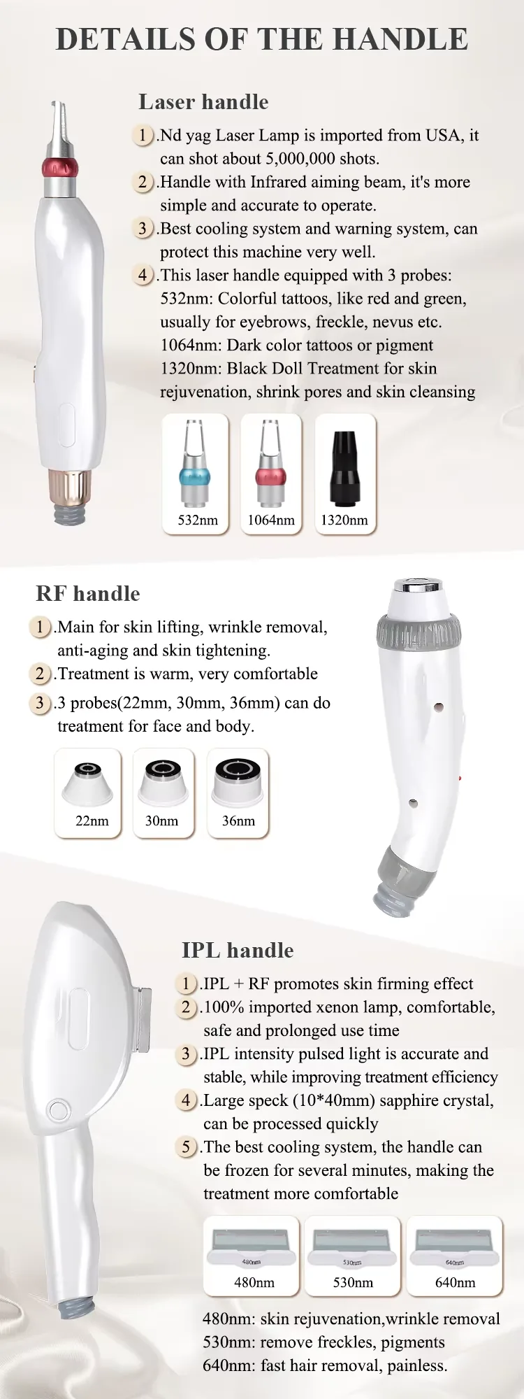 FQB18-V202 Handle details; final included set is confirmed by sales