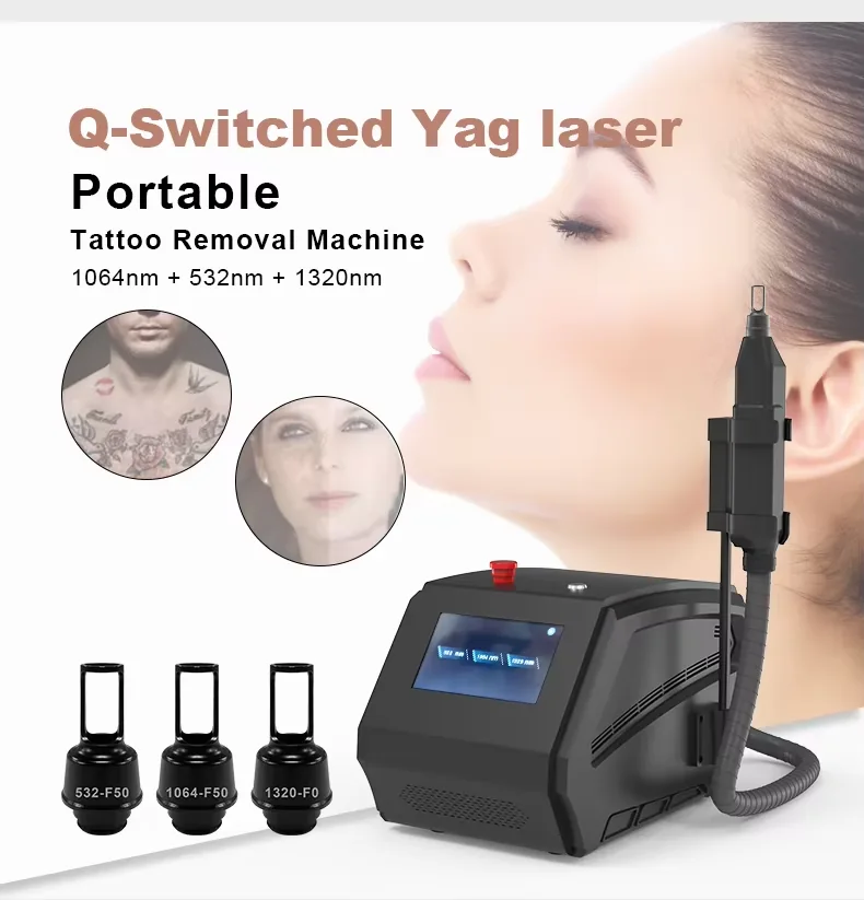 FQB73-V237 Pico Laser Machine with 1064 nm 532 nm and 1320 nm tips