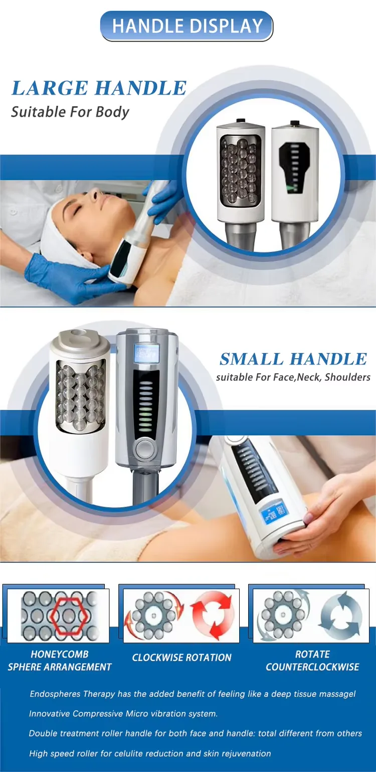 FQB87-M646 Large and small roller-handpiece presentation