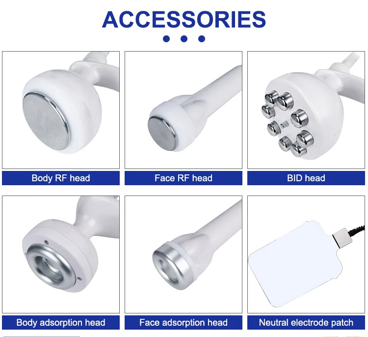 FQB92-G776 Source-displayed face, body, suction and electrode accessories