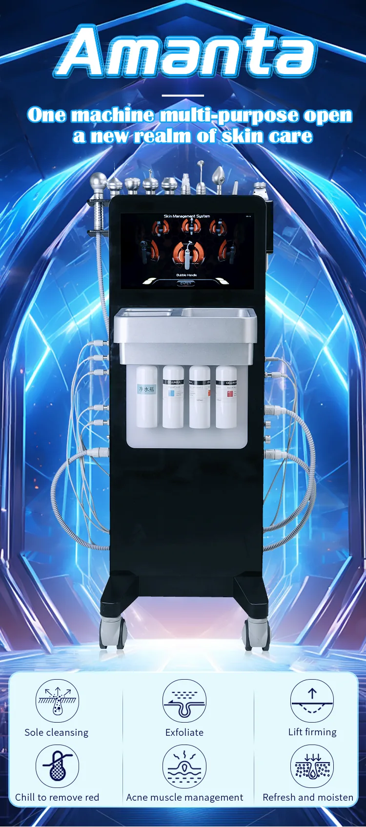 FQB95-G725 10 in 1 Hydra Facial Machine product detail 1
