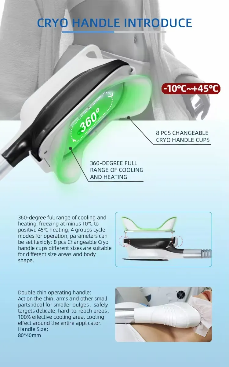 FQC61-X443 8-in-1 Cryolipolysis EMS Body Sculpting Machine component and layout reference