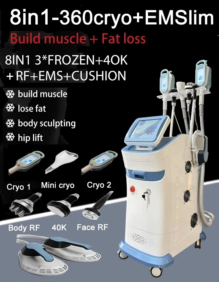 FQC61-X471 8-in-1 Cryolipolysis EMS Body Sculpting Machine component and layout reference